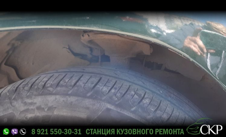 Замена лонжеронов Ниссан Х-Трейл (Nissan X-Trail) в СПб в автосервисе СКР.